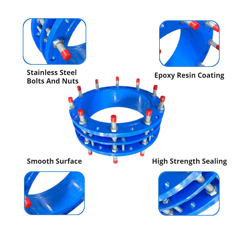 10" Double Flanged Dismantling Joint Carbon Steel Expansion Pipe Metal Expansion Joint