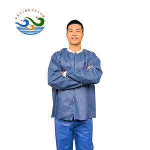China FDA Soft Pp Pe Disposable Isolation Gowns Open Back factory