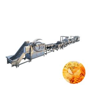 China 2000kg/H Frozen French Fries Processing Line Making Packing factory