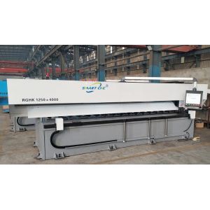 China 1500×4000mm CNC V Grooving Machine , White Hydraulic Notching Machine on sale
