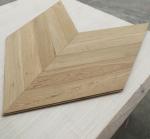 Invisible Lacquered Chervon Oak Engineered Parquet, super Matt Chervon Oak