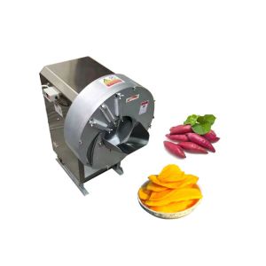 Long Type Plantain Processing Slicer Cutting Machine 800KG/H For Banana Chips