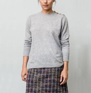 China WOMEN'S 33% SUPERFINE ALPACA, 32% EXTRAFINE MERINO WOOL, 35% POLYAMIDE KNITTED SWEATER ( PULLOVER ) factory
