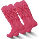 Autumn Men Boys Extra Long Padded Football Scrunch Socks for Sports Performance