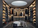 Bespoke Modern Wood Veneer Wardrobe Custom Walk-in Closet with Storage Cabinet