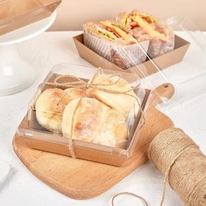 China Convenient Takeaway Bento Box for Fast Food Restaurants Made of Food Grade Kraft Paper factory