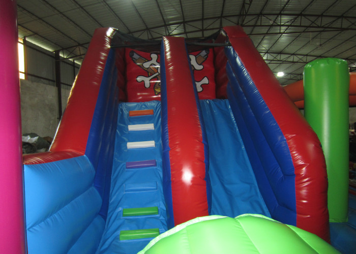 Best sell inflatable combo China pirate themed inflatable combo inflatable bouncer plus slide for commecial