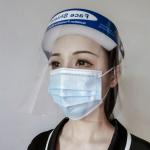 Antiviral Face Shield High Transmitting Pet Film Large Protective Area