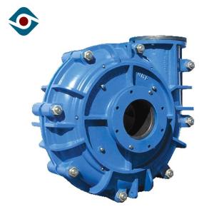 China Blue High Pressure Heavy Duty Slurry Pump , Non Clogging Industrial Sludge Pump With Cover factory