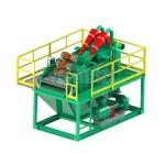 Hydrocyclone 45kw Drilling Mud System Mud Tank System Compact Size Green Color