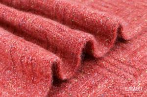 China Smooth Light Sequin Knitting Yarn , 1/3.2NM Moistureproof Red Sequin Yarn factory