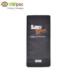 Round Corners Stand Up k Coffee Bags With Valve Flat Bottom Customized Color