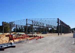 China Truss Roof Steel Structure Warehouse Construction Metal Truss Fabrication factory