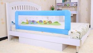 China Blue Safety Child Bed Rails For Children , Fold Twin Bed Guard Rails factory