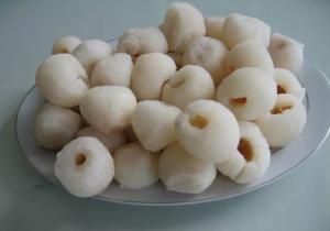 China Peeled IQF Individually Quick Frozen Fresh Lychee Without Seed factory