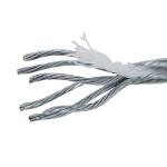 Industrial Grade Galvanized Steel Wire Rope With Electro Zinc Coating And ISO