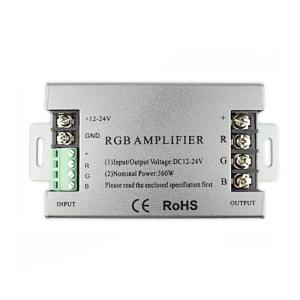 China Aluminum Shell LED Signal Power Amplifier RGB Dimming 30A 150W 360W 720W factory