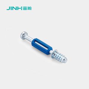 China Carbon Steel Furniture Cam Lock Screws 40mm Length For Cabinet Furniture factory
