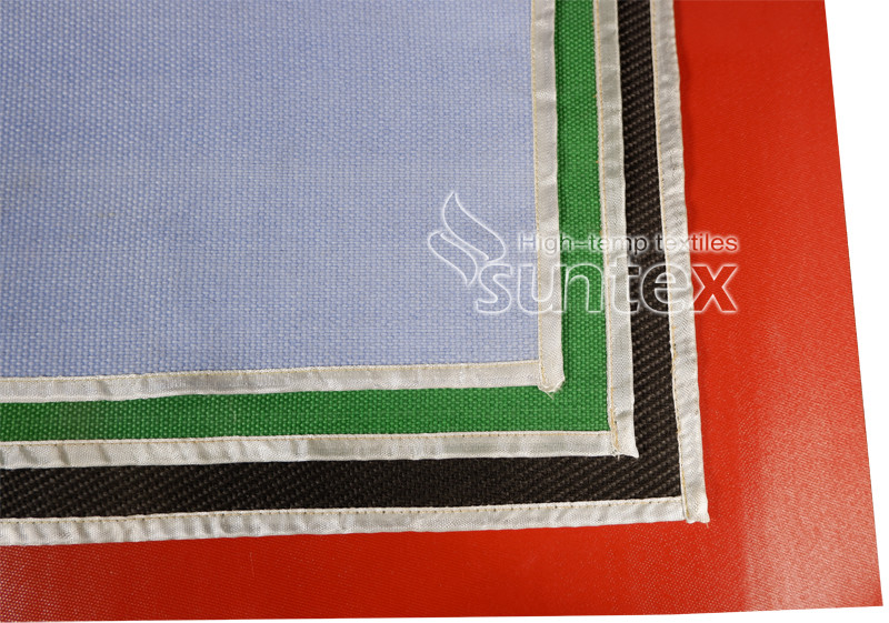 Double Silicone Coated 100% Fiberglass Fabrics 17mils Thickness