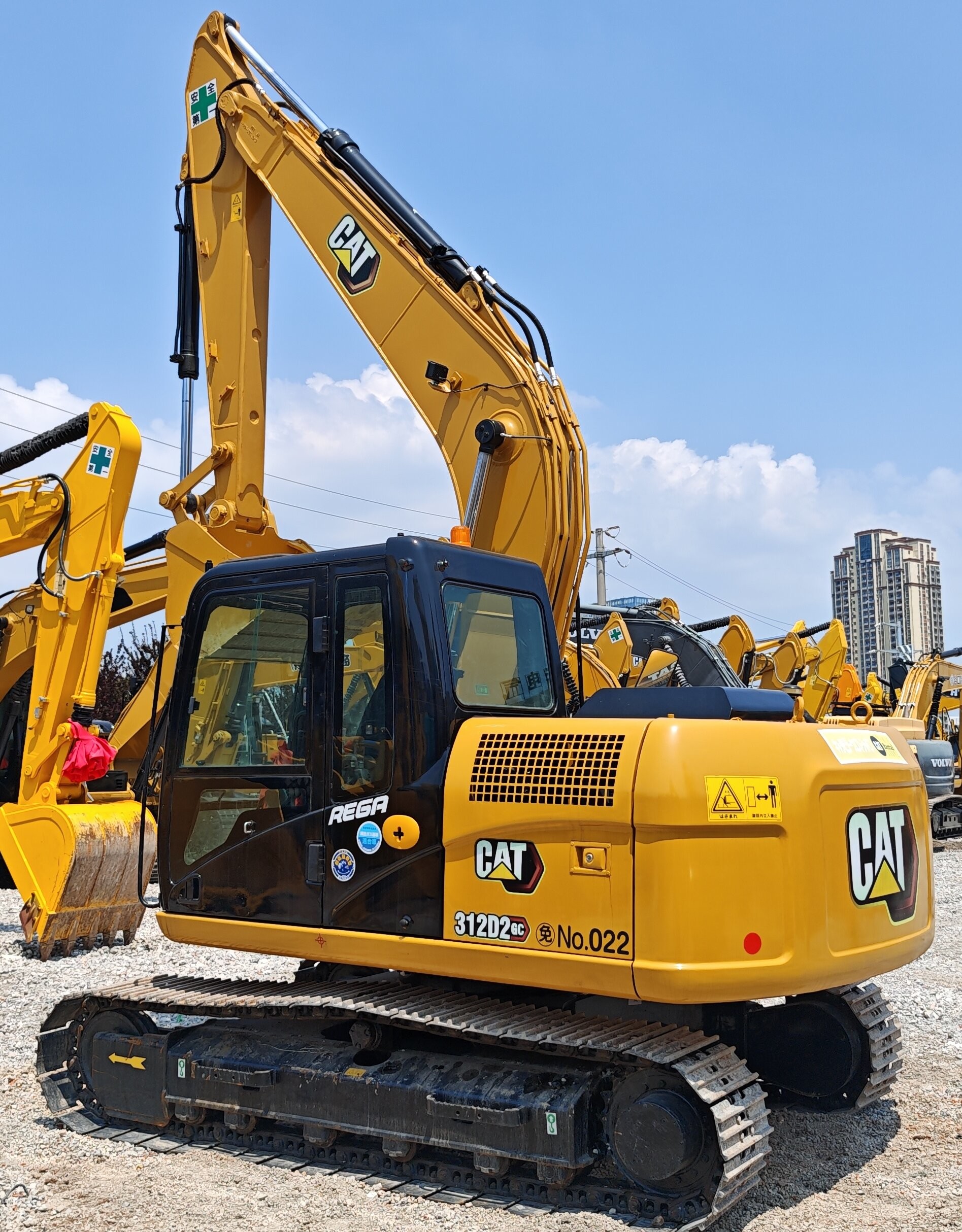 Used Second Hand Caterpillar 312D2GC Excavator Powerful Power System Engine High Output Power High Combustion Efficiency