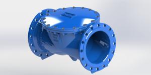 China Swing Flex Check Valve Nylon Reinforcement Rubber Disc factory