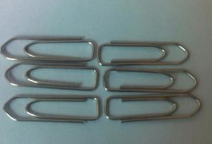 China Hot Factory Sales100pcs/Box Boat Shaped Nickel Metal Paper Clips factory