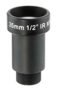 China 1/2 inch f2.5 5 Megapixel 35mm M12 cctv board lens factory