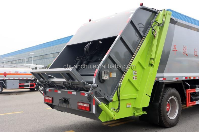 Refuse Transfer Vehicle Cleaning Vehicle Small Waste Compression Vehicle A Variety of Models of Compressed Garbage Trucks