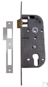 China Iron Mortise Door Lock with Single Cylinder and Steel Deadbolt factory