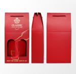 Double Pack Wine Box High-end Creative Hand Gift Wine Box Corrugated Wine Cart