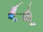 ASP Style Datex Ohmeda ECG Cable AHA IEC Round 10J For Patient Monitor