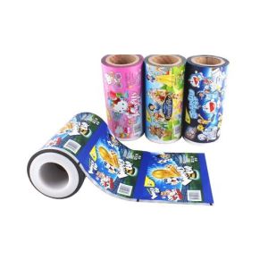 China laminated plastic printing food grade flexible packaging film roll on sale