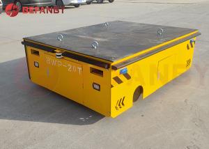 China Motorised Heavy Duty Loading Trolley For Cement Floor factory