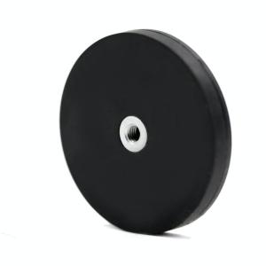 China Powerful Neodymium Magnet with Screw Thread 80 Centigrade Max Working Temperature factory