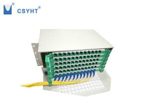 China 72 Core Fiber Optic Patch Panels for 19inch rack mounted using factory