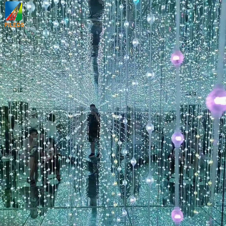 20mm 23mm 25mm Transparent Crystal RGB Pixel Ball Flexible Soft 3D LED Point Light