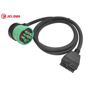 PT30 ELD Device Cable 9 Pin J1939 Cable for Electronic Logging Device Heavy Duty