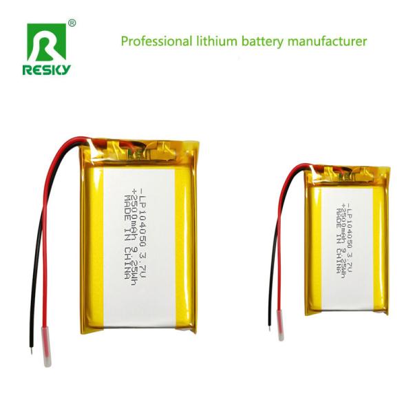 Solar Battery Cell 104050 3.7v 2500mAh 9.25wh Rechargeable LiPolymer Battery For Bluetooth Speaker