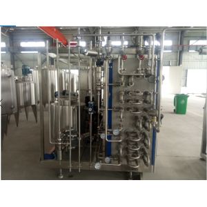1000l/H Fresh Milk PLC Uht Pasteurization Equipment