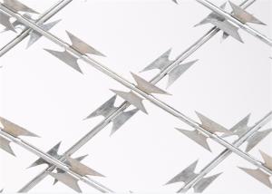 China 2.5m Length Razor Barbed Wire Anti Climb Galvanized Welded Ripper Wrap factory