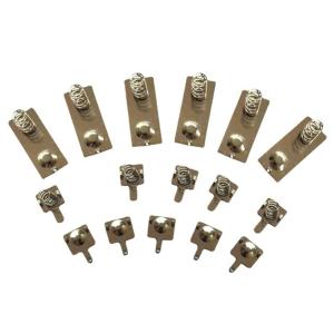 China No. 7 18650 Battery Metal Stamping Parts Spring Contact Sheet factory