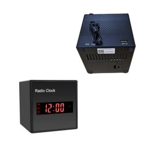 China H.264 140degree Alarm Clock Hidden Camera with USB Charging Ports factory