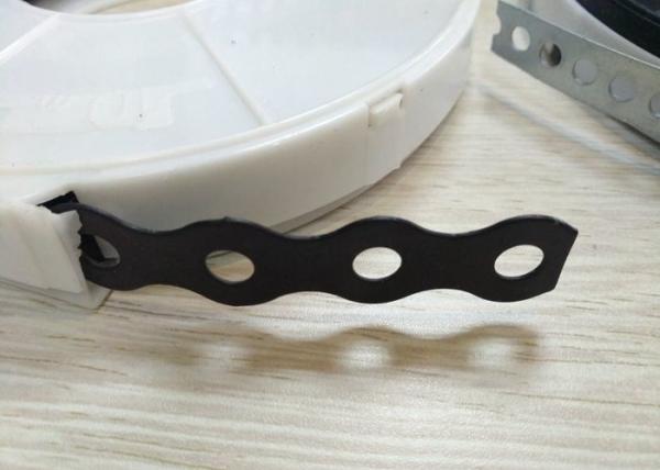 PVC Coated Stainless Steel Perforated Hanger Strap Punched Steel Strapping 17mm