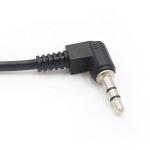 Coiled Spring Male To Male 90 Degree Right Angle 3.5mm Jack to 3.5mm Jack TRS