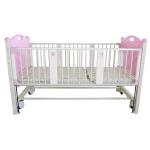 Manual One Crank ABS Detachable Child Hospital Bed Electro Coating