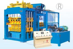 China Precast QT6-15 Block Production Machine , Hydraulic Pressure Building Block Making Machine factory