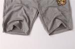 Gray Mens Terry Cloth Shorts Terry Jogger Shorts 100% Cotton