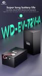 72V 105Ah Power Lithium Ion Battery Keep Your Cart Moving with Our High Capacity