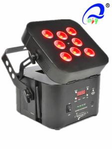China Long Life Span Moving Head LED Par Light Uplight Battery Wireless LED Flat Par Light factory