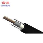 2-12 Core Outdoor Fiber Optic Cable Light Weight Water Blocking Material
